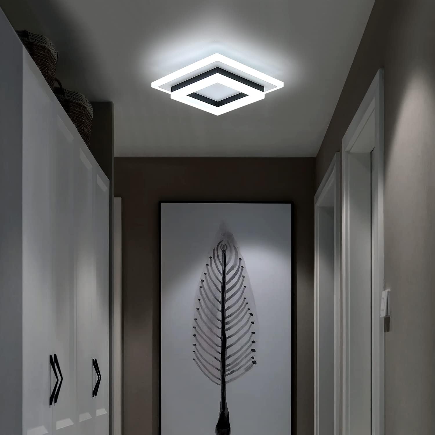 Modern 24W LED Ceiling Light – 6500K Cold White for Home & Office