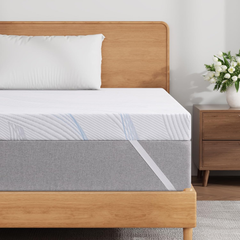 7cm Memory Foam Mattress Topper Single – Pressure Relief with Washable Cover