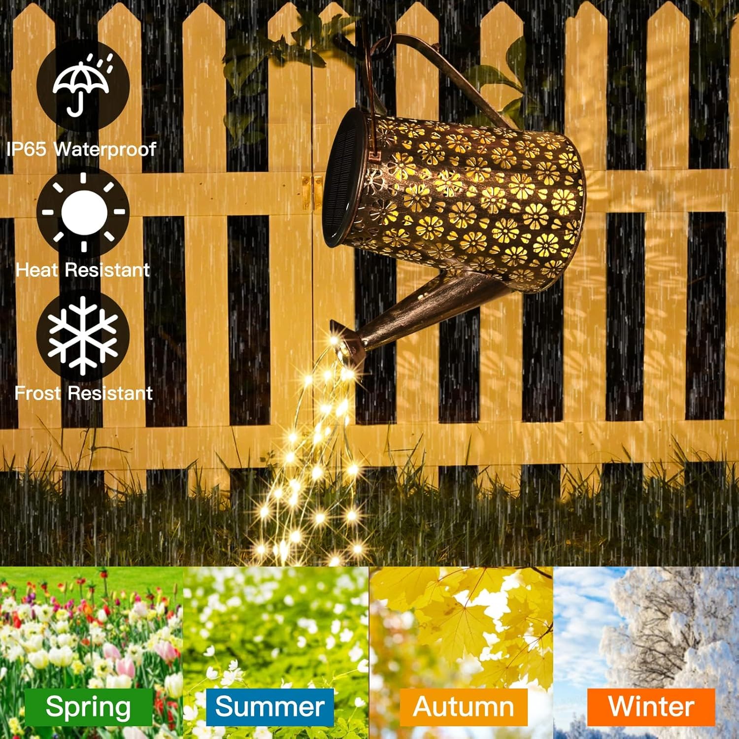 Solar Watering Can Garden Light – 90 LED Outdoor Decor