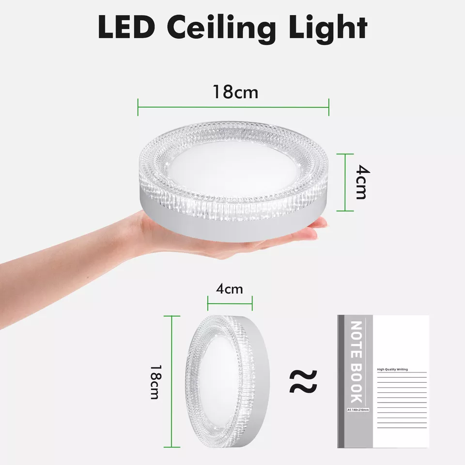 LED Round & Square Ceiling Light – 12W-48W, IP44