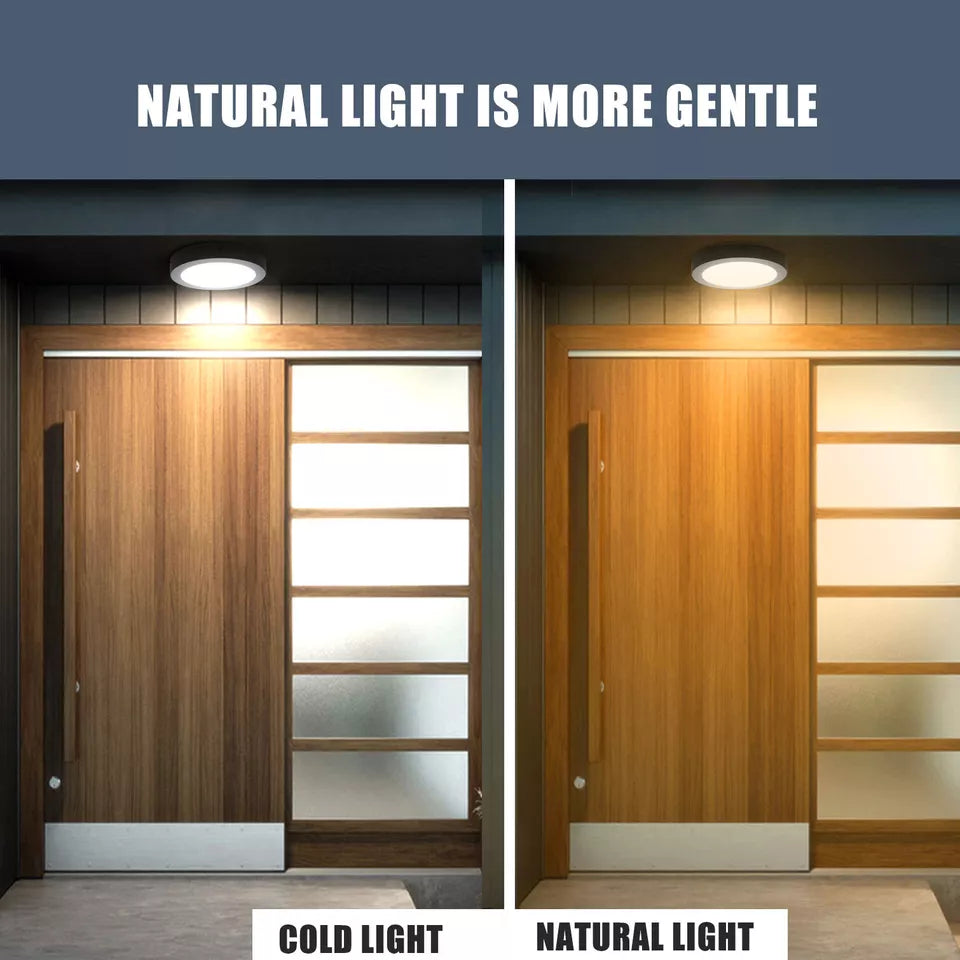 LED Round Ceiling Light – 10W-24W, Cool White