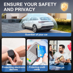 Car Key Signal Blocking Box – RFID Keyless Entry Anti-Theft Protector Case for Car Security