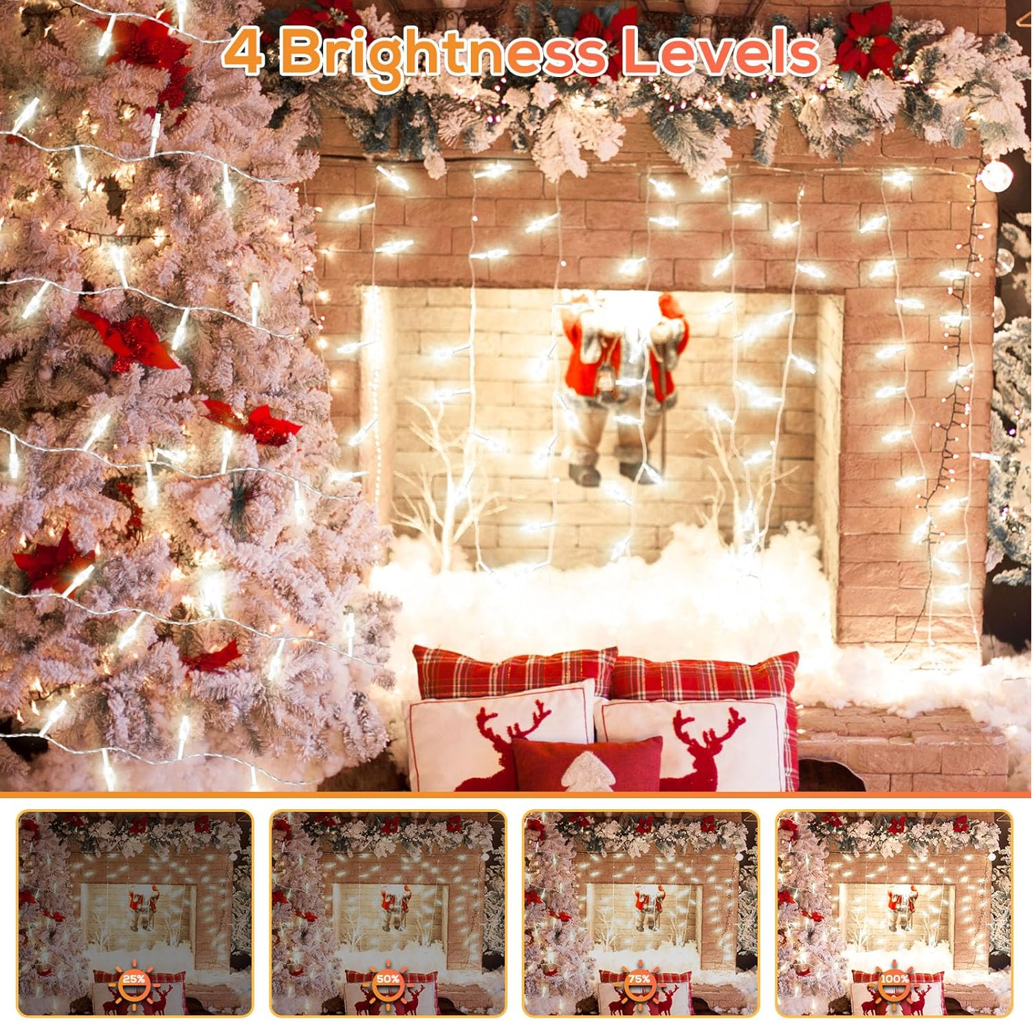 50M Tree Fairy Lights with Remote