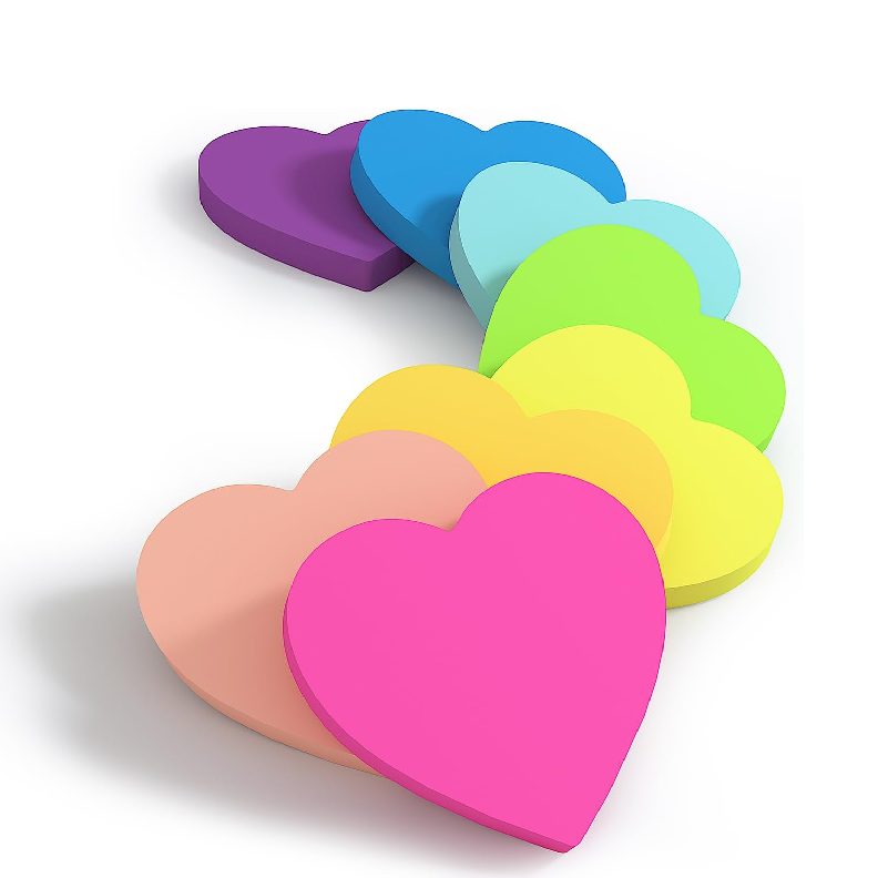 8 Pads Bubble Speech Sticky Notes – 75x75mm Bright Self-Stick Memo Pads