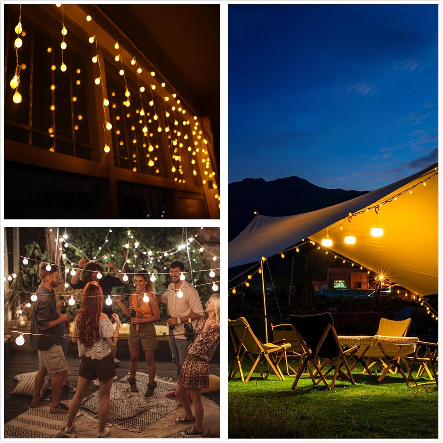 8 Modes Globe fairy lights