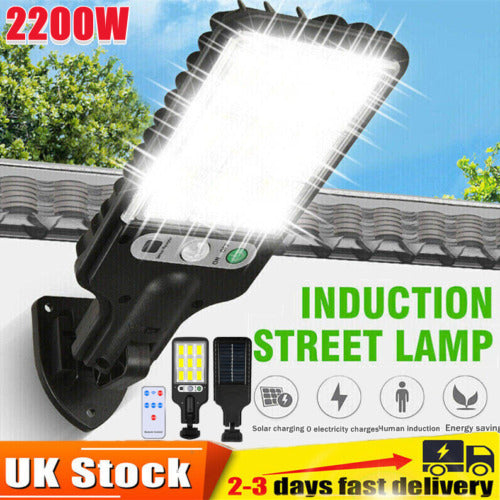 2 Pack Solar Lights Outdoor, PIR Motion Sensor Security Lights, IP65 Waterproof Garden Wall Lights