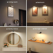 2 Pack Wireless Rechargeable Picture Lights with Remote Control