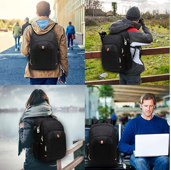 Extra Large Anti-Theft Laptop Backpack – USB Charging Business Travel Bag