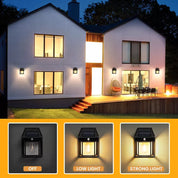 Solar Motion Sensor Wall Light for Outdoors