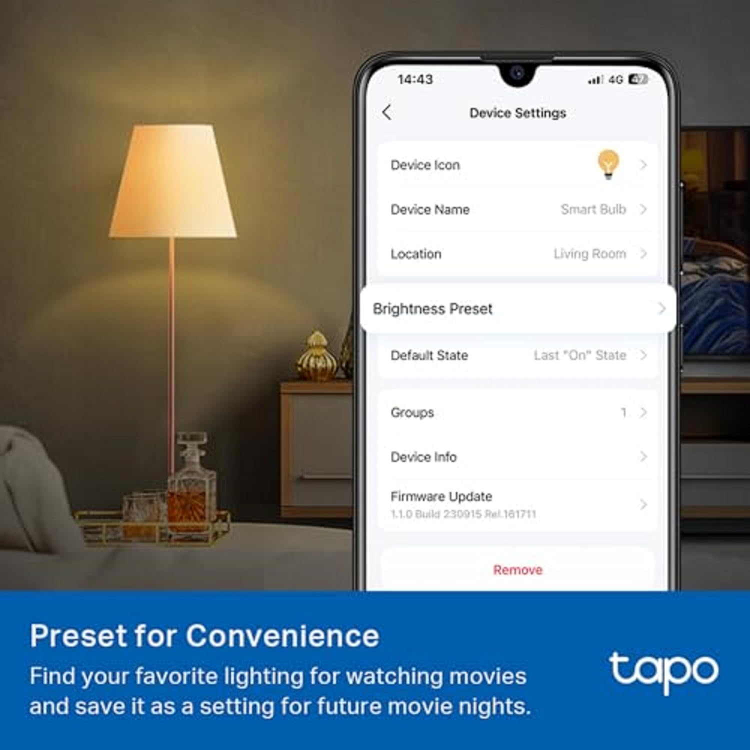 Tapo L510E Smart WiFi LED Bulb E27 – Dimmable Warm White