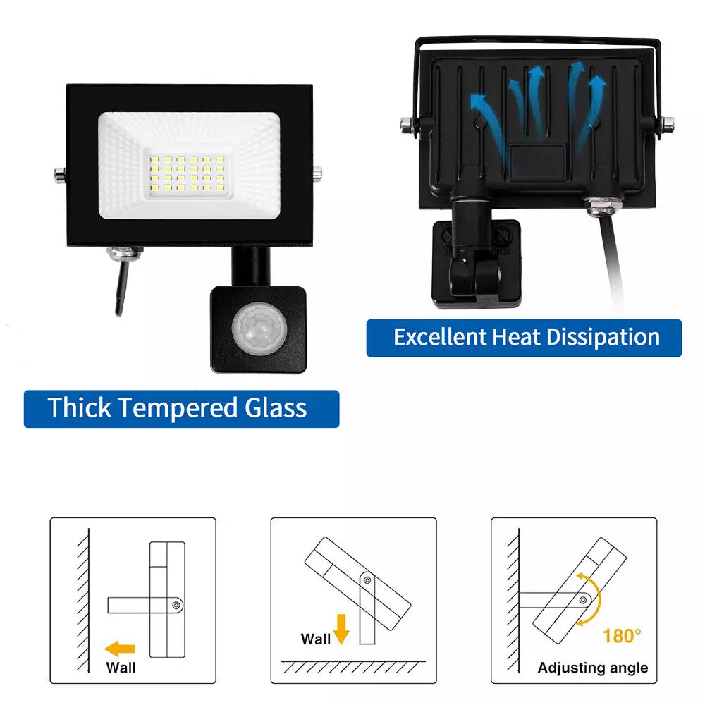 100W LED Motion Sensor Floodlight