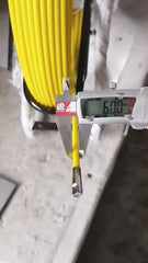 Fiberglass Duct Rodder 6x50M with Steel Stand Brake