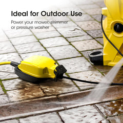 5M Outdoor Heavy Duty Extension Lead with Single Socket & Thermal Cut-Out – 13A