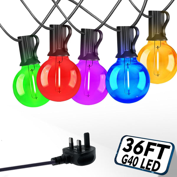 Multi Coloured Outdoor Garden Lights