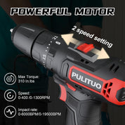 12V Cordless Hammer Drill Driver Kit
