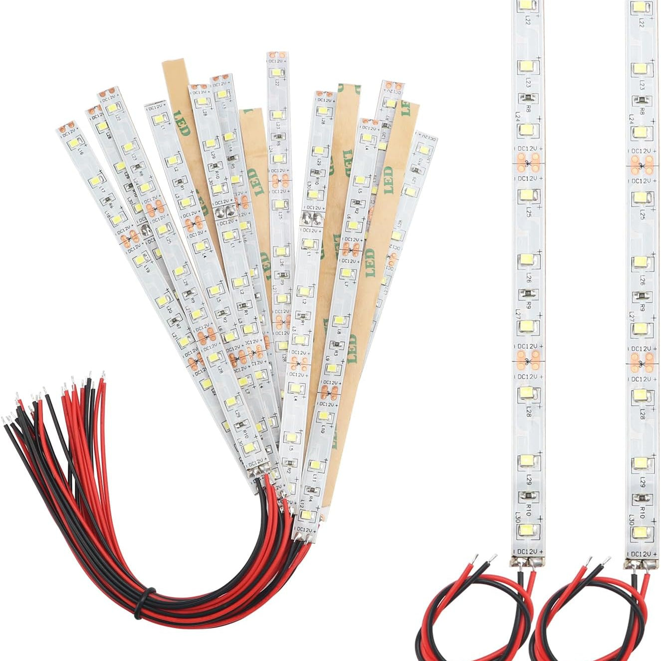 150mm prewired LED strip white light