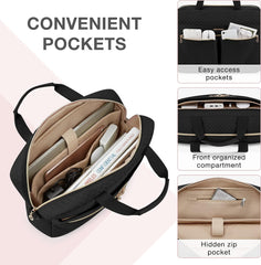 15.6 Inch Laptop Bag – Women’s Large Briefcase for Office, Travel & Business