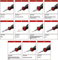 23pc Universal Terminal Release Tool Kit