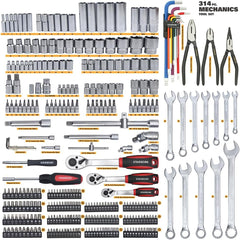 STARWORK 314-Piece Metric Mechanics Tool Set