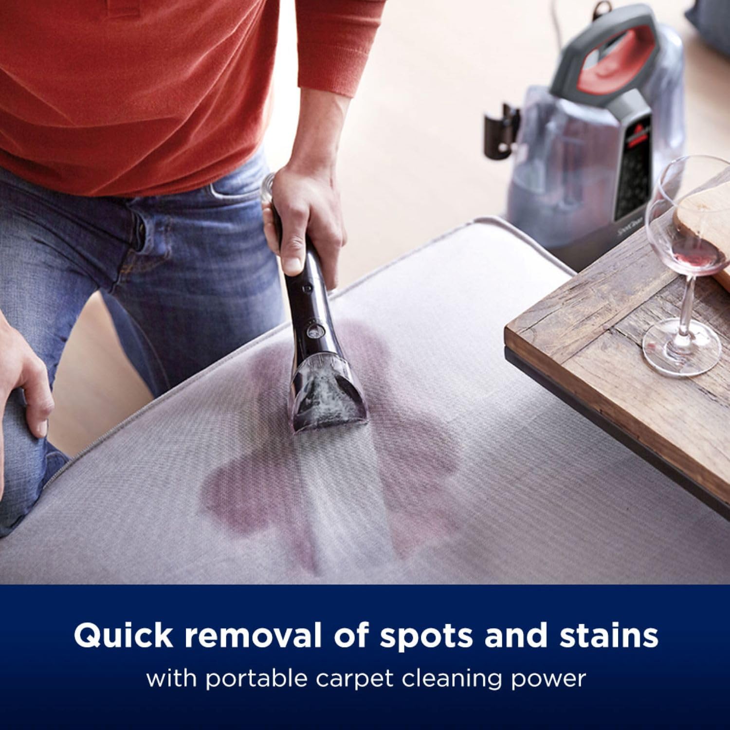 BISSELL SpotClean ProHeat Portable Carpet Cleaner 330W