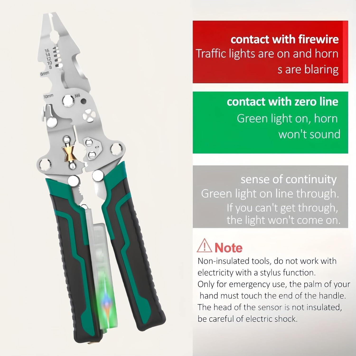 Professional Electrical Pliers,18-in-1 Multi Tool for Electricians | Wire Stripper,Cutter,Crimper,Cable Stripper Machine | Voltage Tester, Screwdriver | for DIY & Home Electrical Repairs,Pliers Tools