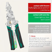Professional Electrical Pliers,18-in-1 Multi Tool for Electricians | Wire Stripper,Cutter,Crimper,Cable Stripper Machine | Voltage Tester, Screwdriver | for DIY & Home Electrical Repairs,Pliers Tools