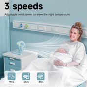 HandFan Handheld Fan Misting Hand Held Fan Rechargeable Battery Operated Portable 3 Speeds & 55ml Spray &180°Foldable With Metal Clip USB Personal Water Fan For Travel Camping Outdoor Women