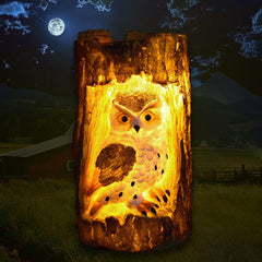 Owl Solar Garden Light, LED Waterproof Outdoor Lighting, Owl Shape, Hanging Night Light for Home and Garden Decoration