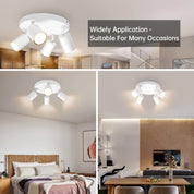 Modern ceiling light fixture in various indoor settings