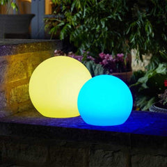 Large Orb Colour-Changing LED Lamp - Ambient Indoor/Outdoor Light for Lounge, Garden, or Patio