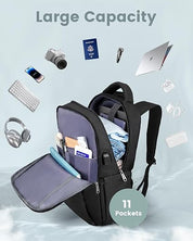 Laptop Backpack – Water-Resistant, Anti-Theft Travel Bag with USB Port, 15.6" Fit
