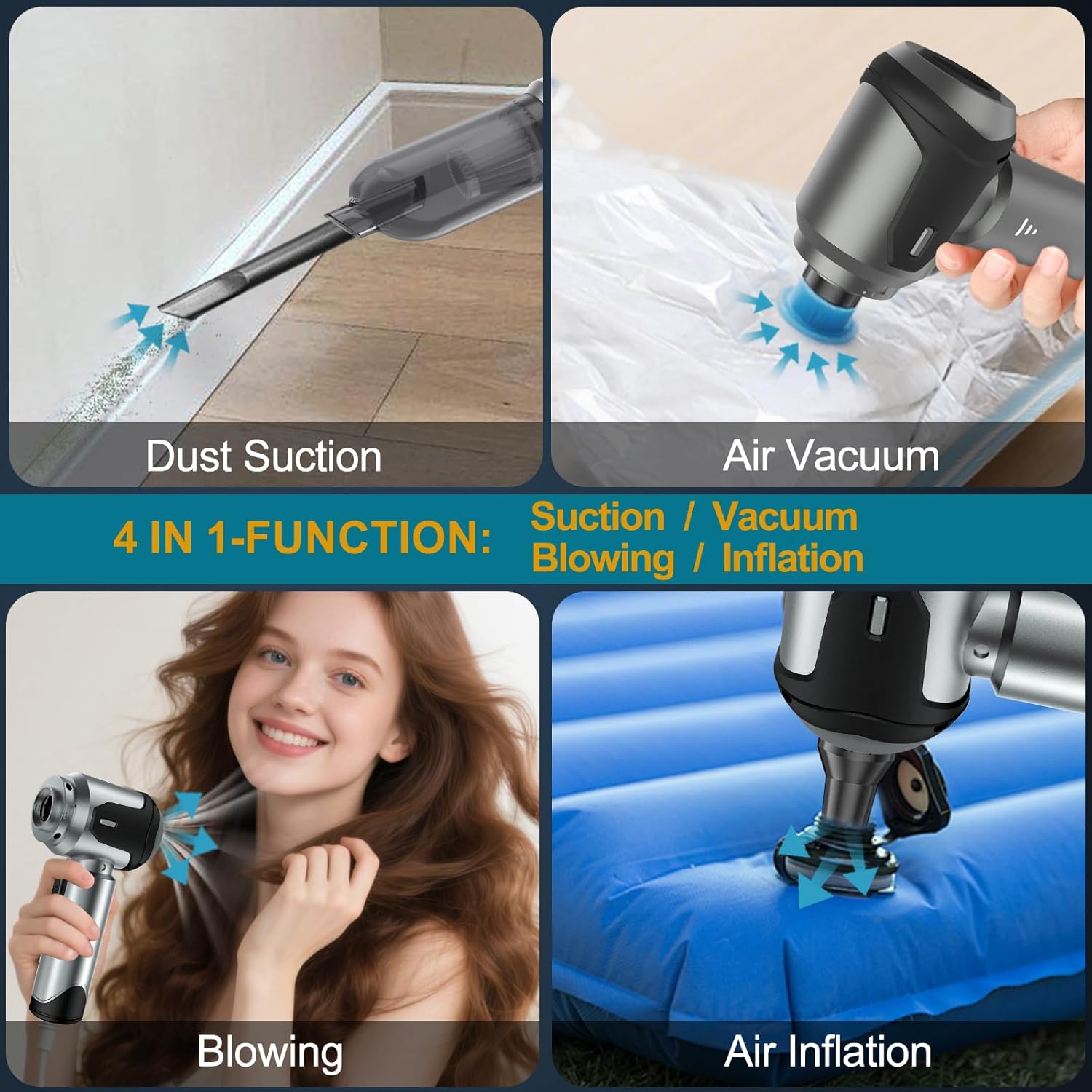Handheld Cordless Car Vacuum Cleaner 23000Pa
