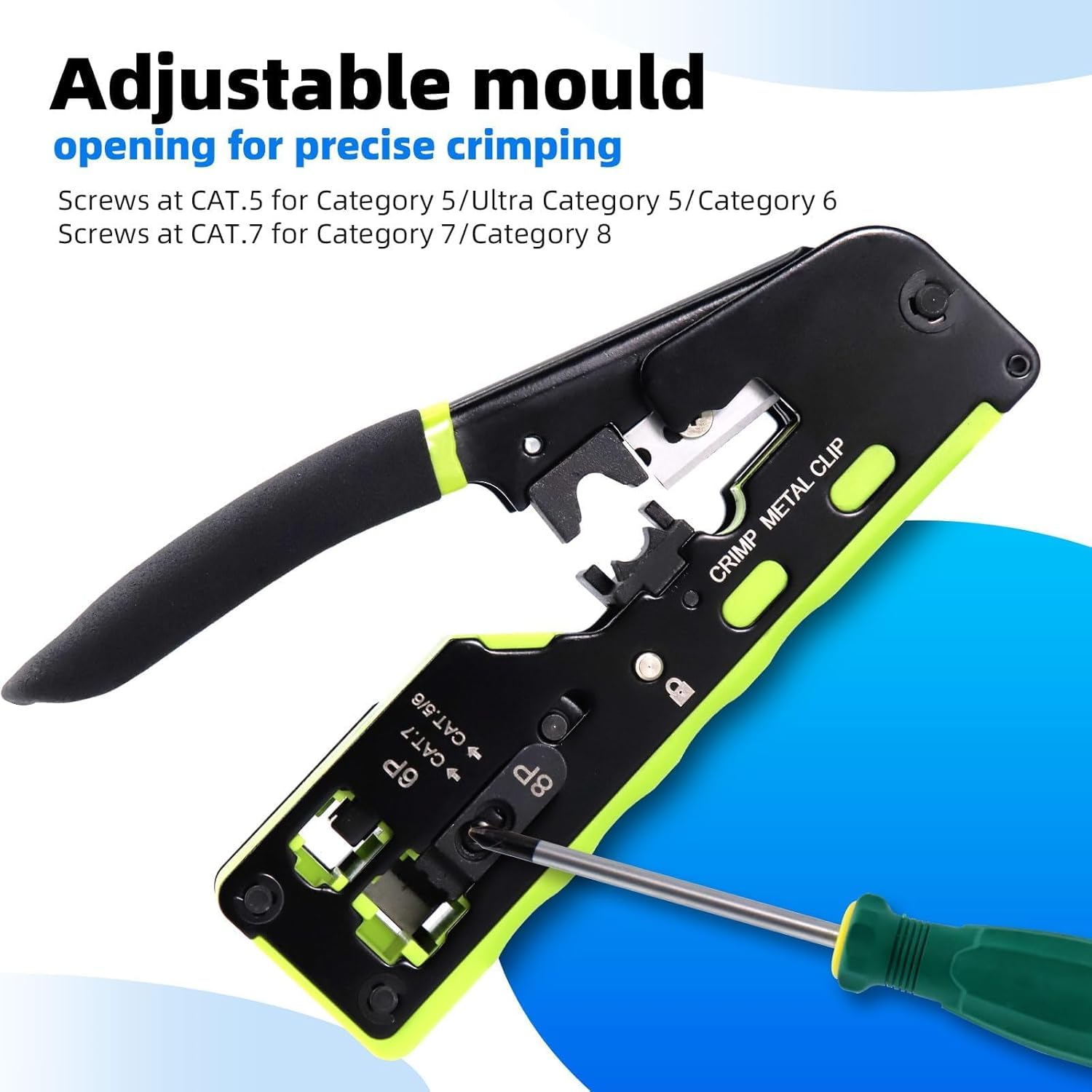 RJ45 Crimp Tool Kit 107 in 1 Ethernet Set