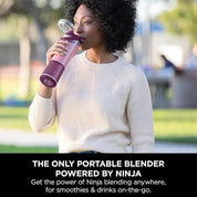 Blast Portable Blender 530ml – Cordless Mini Blender with Leakproof Lid & Sip Spout – Rechargeable – Ice & Frozen Fruit – Purple