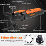 300W Oscillating Multi Tool with 24 Accessories