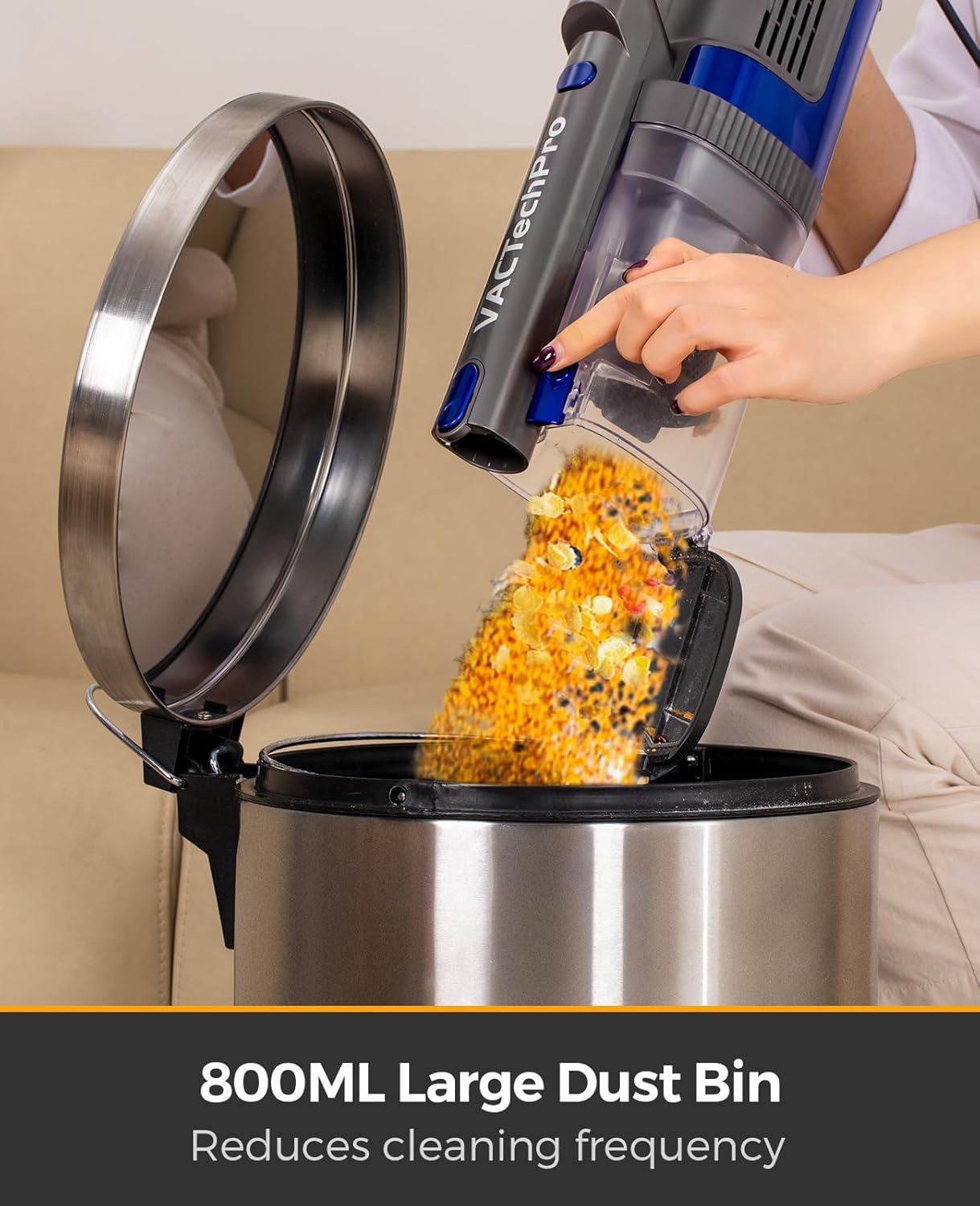 VACTechPro 600W Corded Stick Vacuum Cleaner