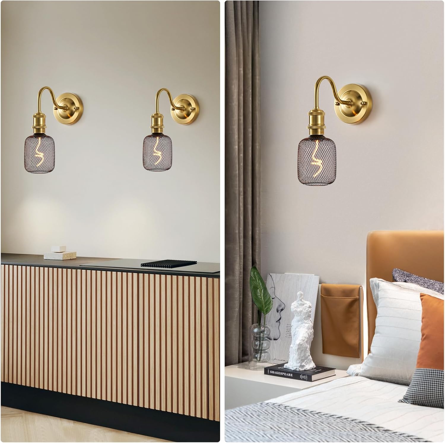 Dimmable E27 Vintage Metal Cage LED Bulb 5W