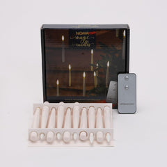 Magic Candles with Wand Remote : Battery: 10x Hanging Candles - White