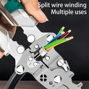 Professional Electrical Pliers,18-in-1 Multi Tool for Electricians | Wire Stripper,Cutter,Crimper,Cable Stripper Machine | Voltage Tester, Screwdriver | for DIY & Home Electrical Repairs,Pliers Tools
