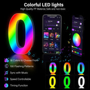 RGB LED Number Light Digit 0 USB APP Control