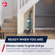 Hoover Breeze Evo Pets Upright Vacuum Cleaner Black/Turquoise 850W