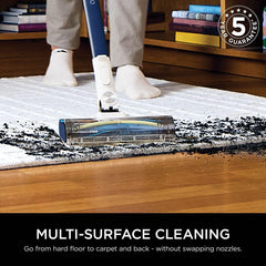 Shark PowerPro Cordless Stick Vacuum Cleaner, Lightweight Flexible Vacuum with Floor Detect & Anti-Hair Wrap Technology, Anti-Allergen Complete Seal, Handheld Mode, Navy Metallic