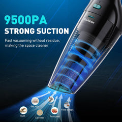 Cordless Handheld Vacuum Cleaner 9500PA – Lightweight & Rechargeable