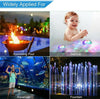 Floating Pool Lights - Battery-Powered LED Color Changing Night Lamp with 8 Modes, RGB Underwater Disco Light, IP68 Waterproof for Fountain, Pool, and Pond