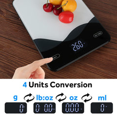 AIMILAR Rechargeable Digital Kitchen Scale, 22lb LED Display, Ounces & Grams