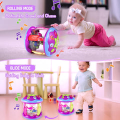 Untimaty Ocean Musical Baby Toy – Rotating Sensory Play for 6–18M & 1st Birthday Gift