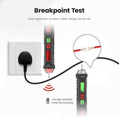 KAIWEETS HT100 Voltage Tester, Dual-Range 12V-1000V/48V 1000V Non-Contact Electrical Tester, Voltage Sensitivity Electric Compact Pen with NCV, LED Flashlight, Buzzer Alarm, Wire Breakpoint Finder