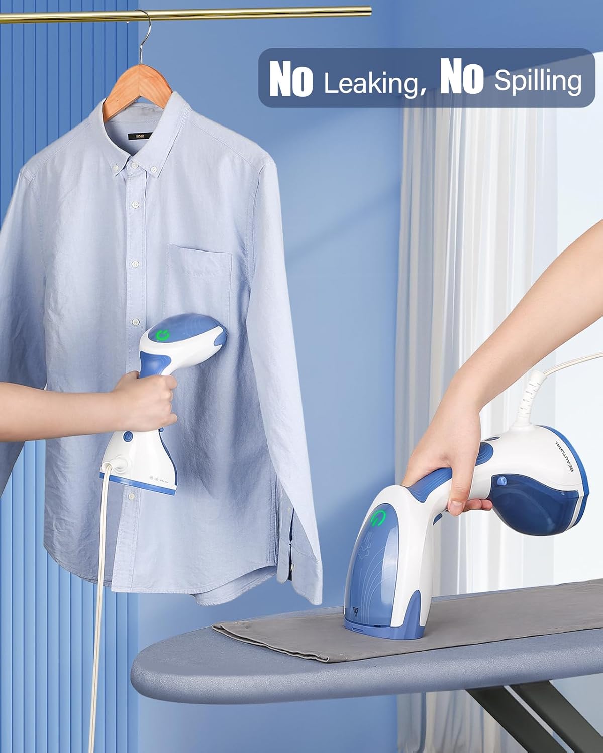 Portable Handheld Clothes Steamer 1200W Fast Heat