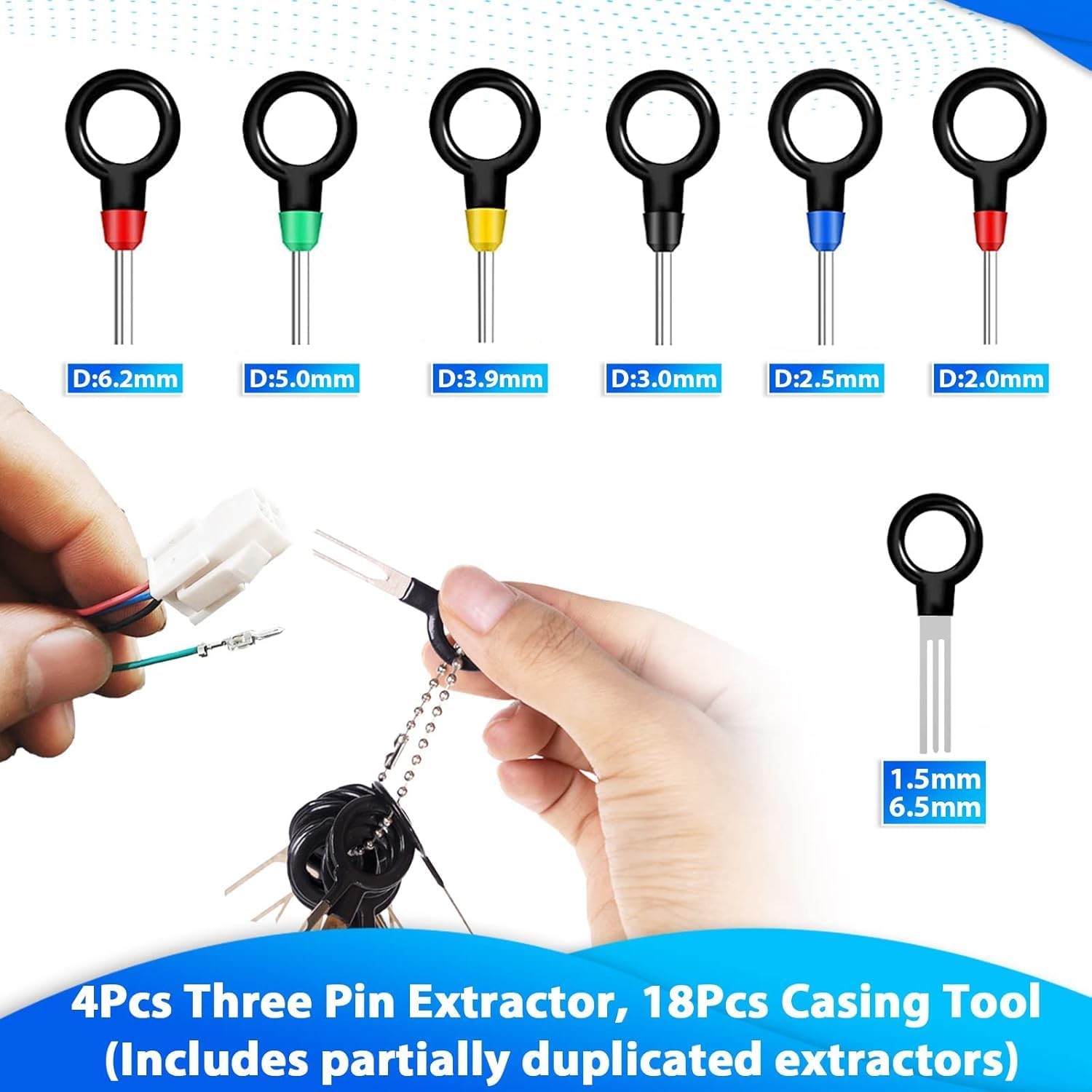 139Pcs Terminal Removal Tool Kit Depinning Set