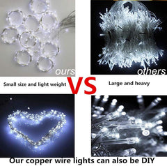 LED Curtain Fairy Twinkle Lights 3x3m 300 LEDs – Cool White